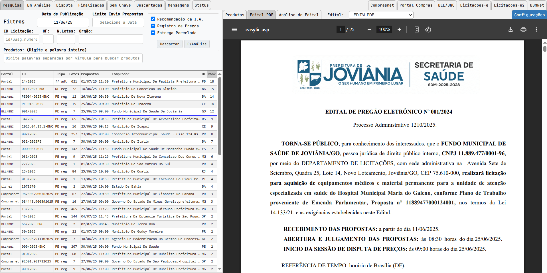 Leitor PDF Integrado